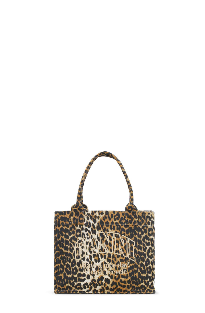 Large Easy Shopper Print  Leopard