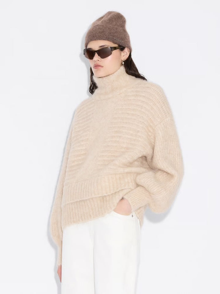 W Data Knit Sweater 25-04  Ecru