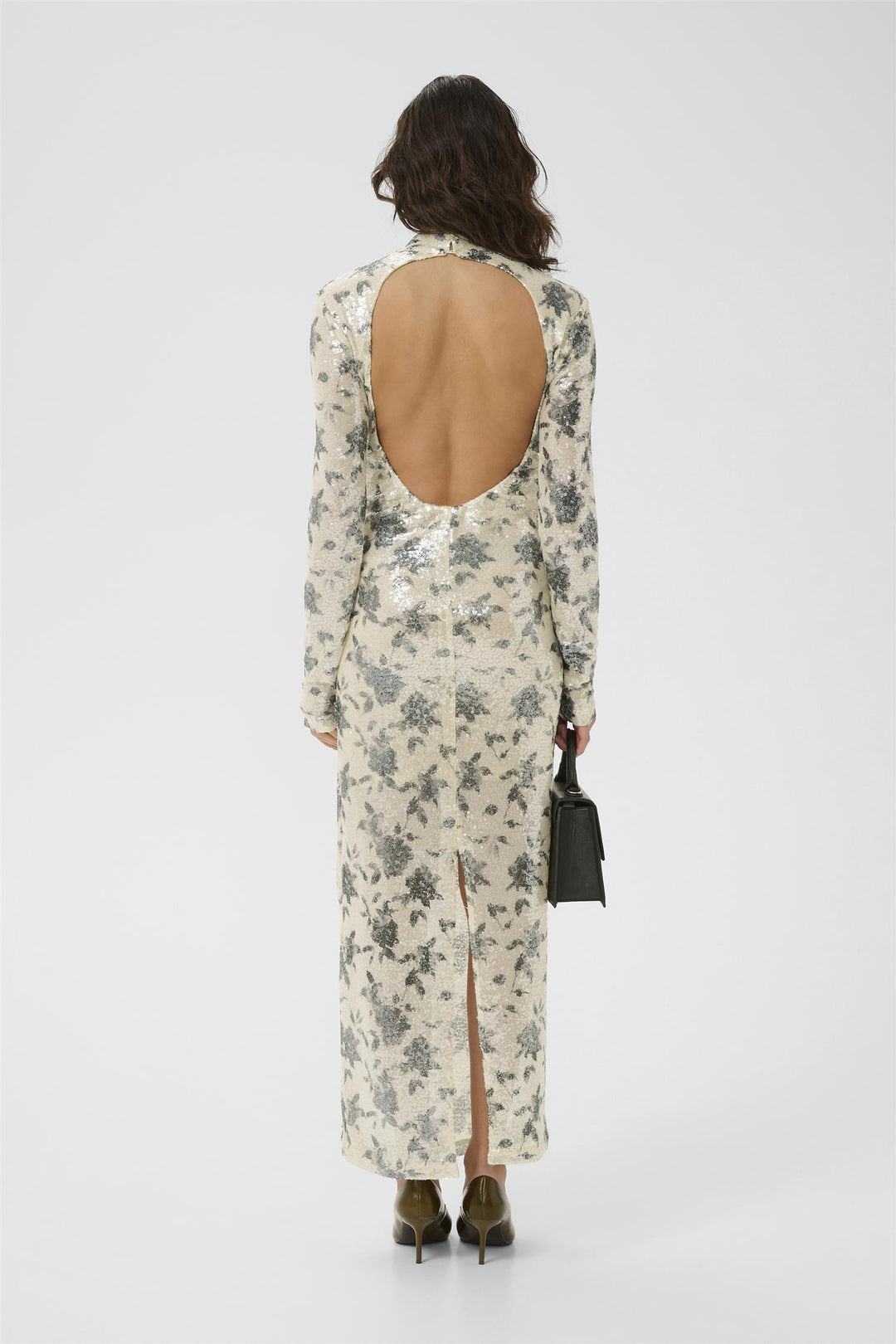 GZsveda dress  Champagne/Black Sequins