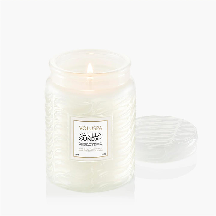Large Jar Candle  Vanilla Sunday