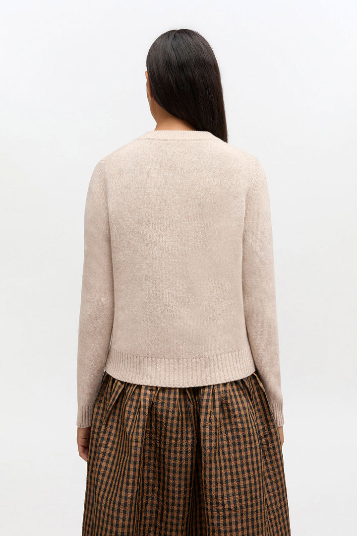 Core Future Wool Mix Cardigan  Sand