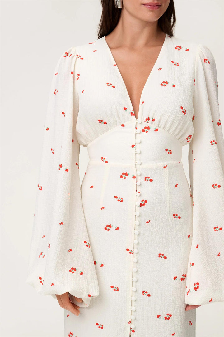 Positano Maxi dress  White Rose