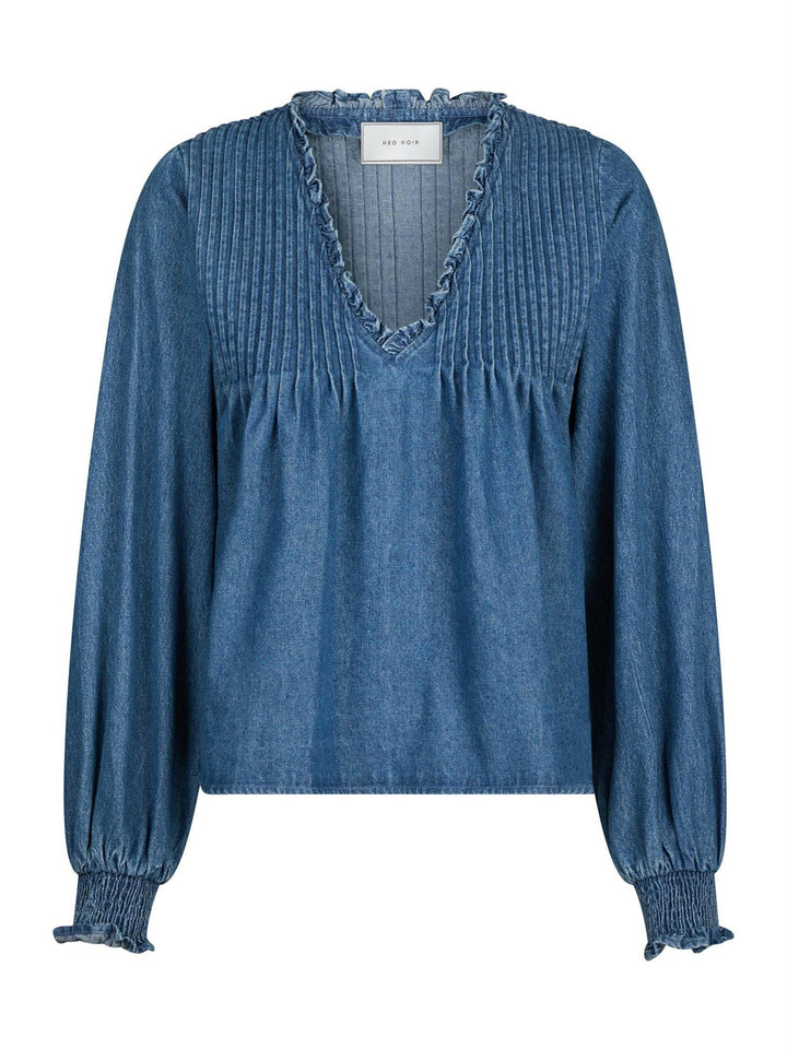 Ililo Denim Blouse  Blue