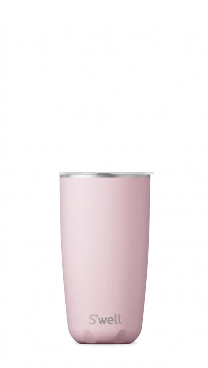 PINK TOPAZ TUMBLER  WITH LID 18OZ  Pink Topaz
