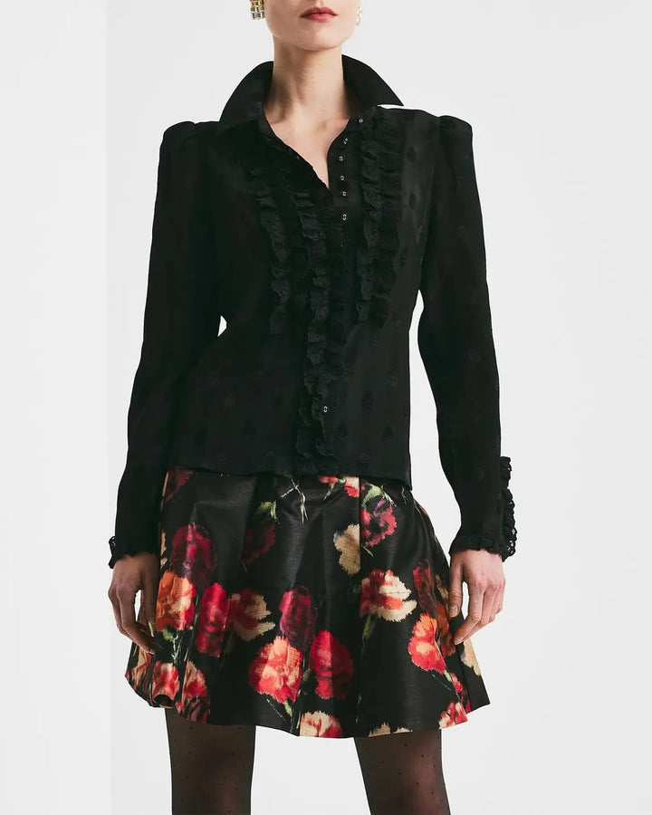 VISCOSE BLOUSE  Black