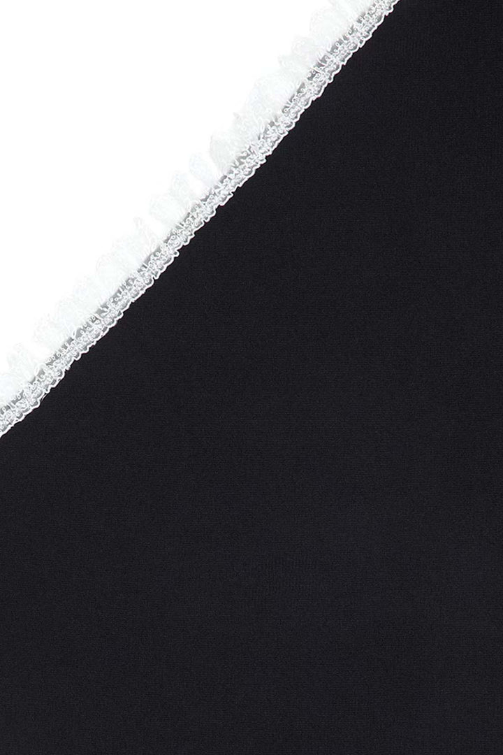 WOOL LACE TRIANGULAR SCARF Sky Captain