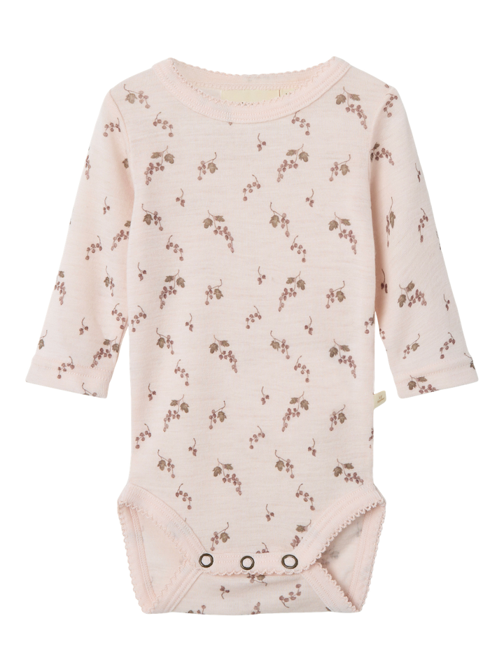 NBFNOEL NIA WOOL LS SLIM BODY LIL NOOS  Lyserosa