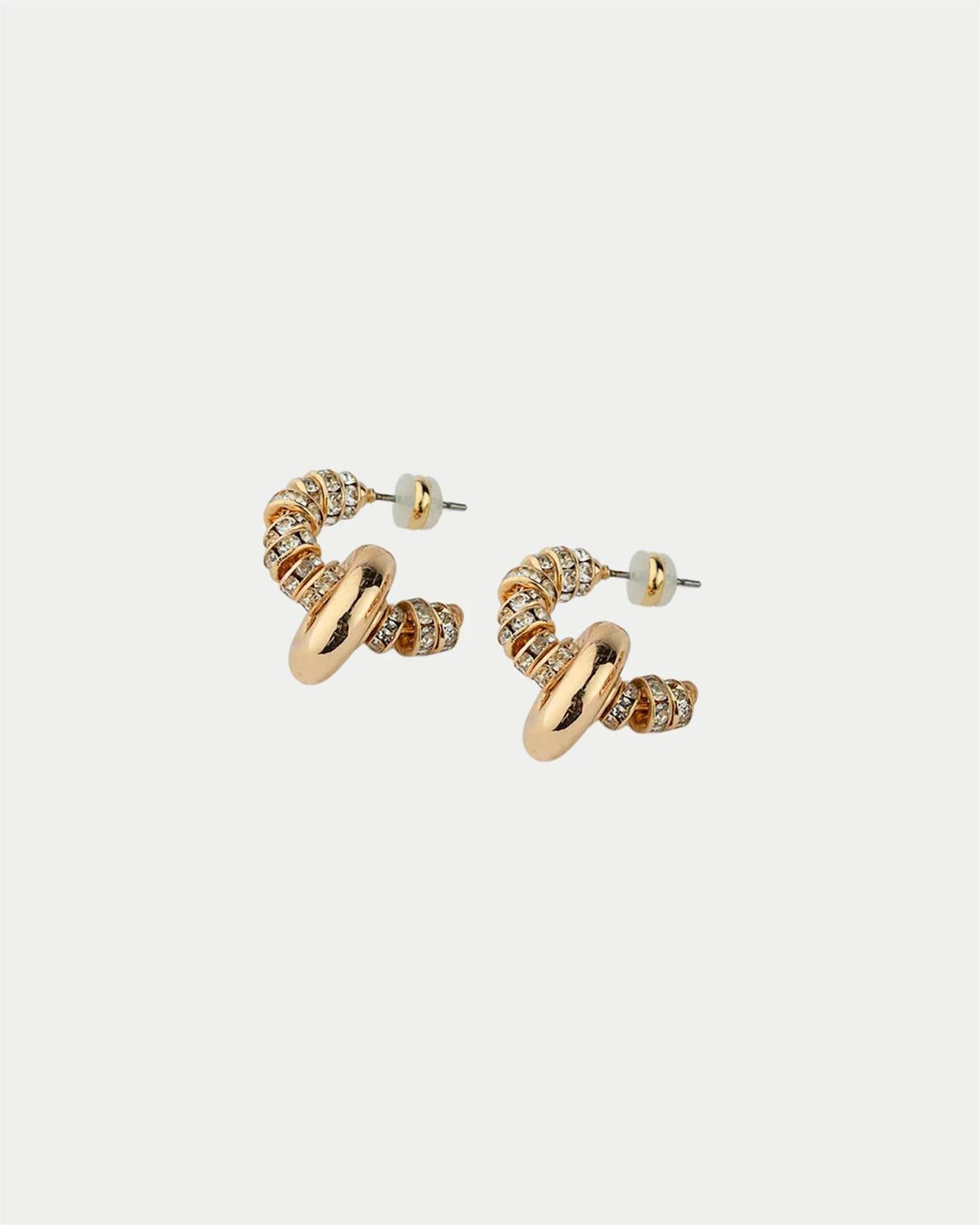 Glow Double Hoops  Gold