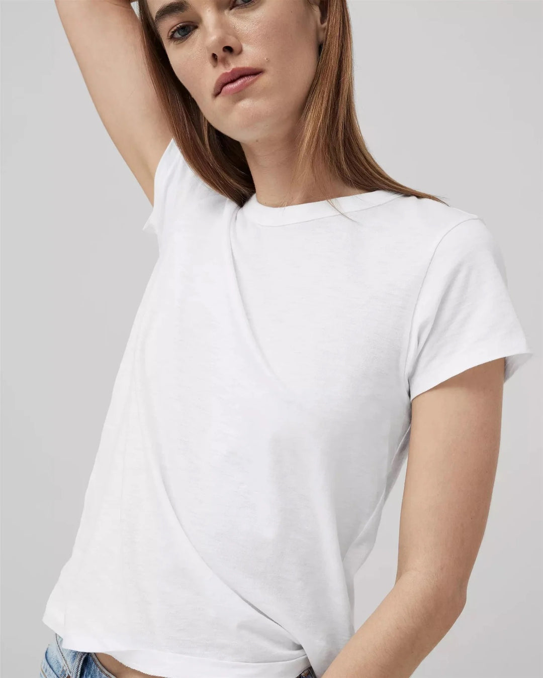 THE SLUB TEE  Bright White