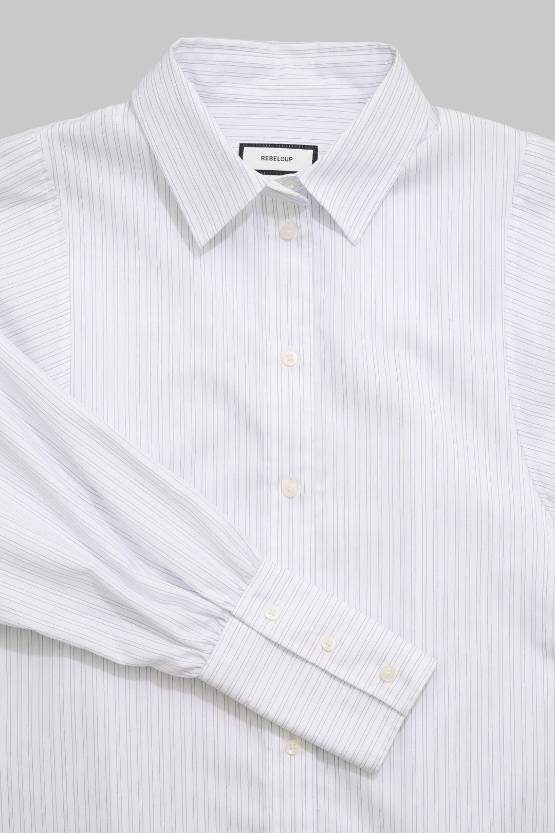 Anne White w/satin stripes  White Navy