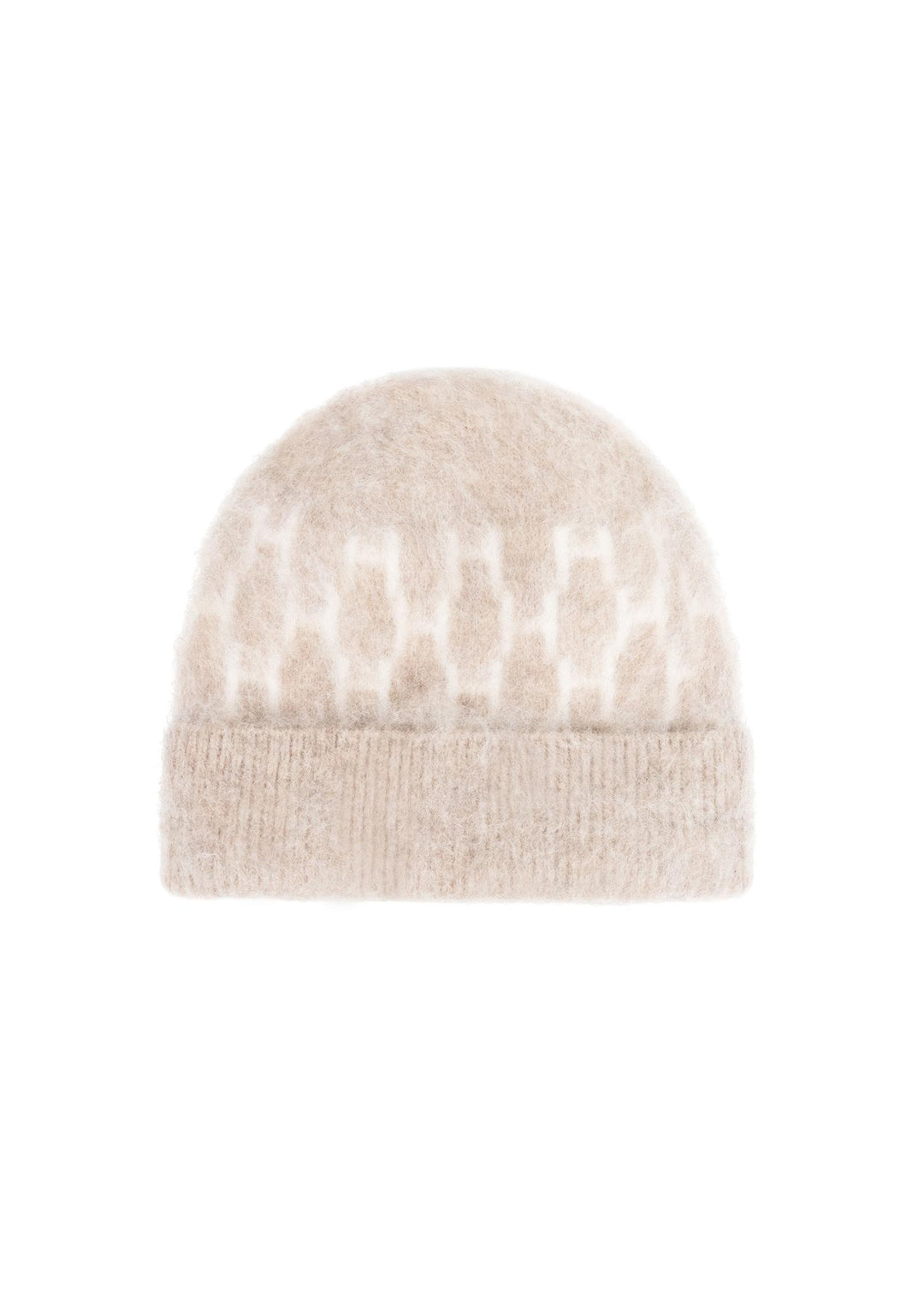 Gera Beanie  6513 Light Brown Melange