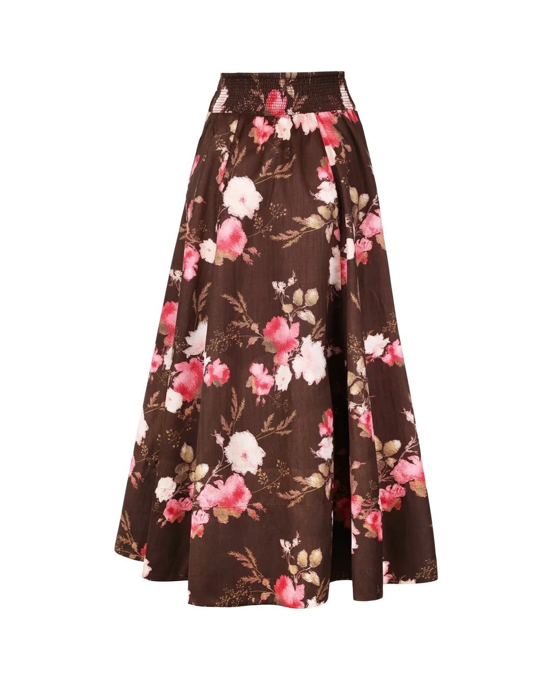 TAFFETA MAXI SKIRT  Soft Bloom
