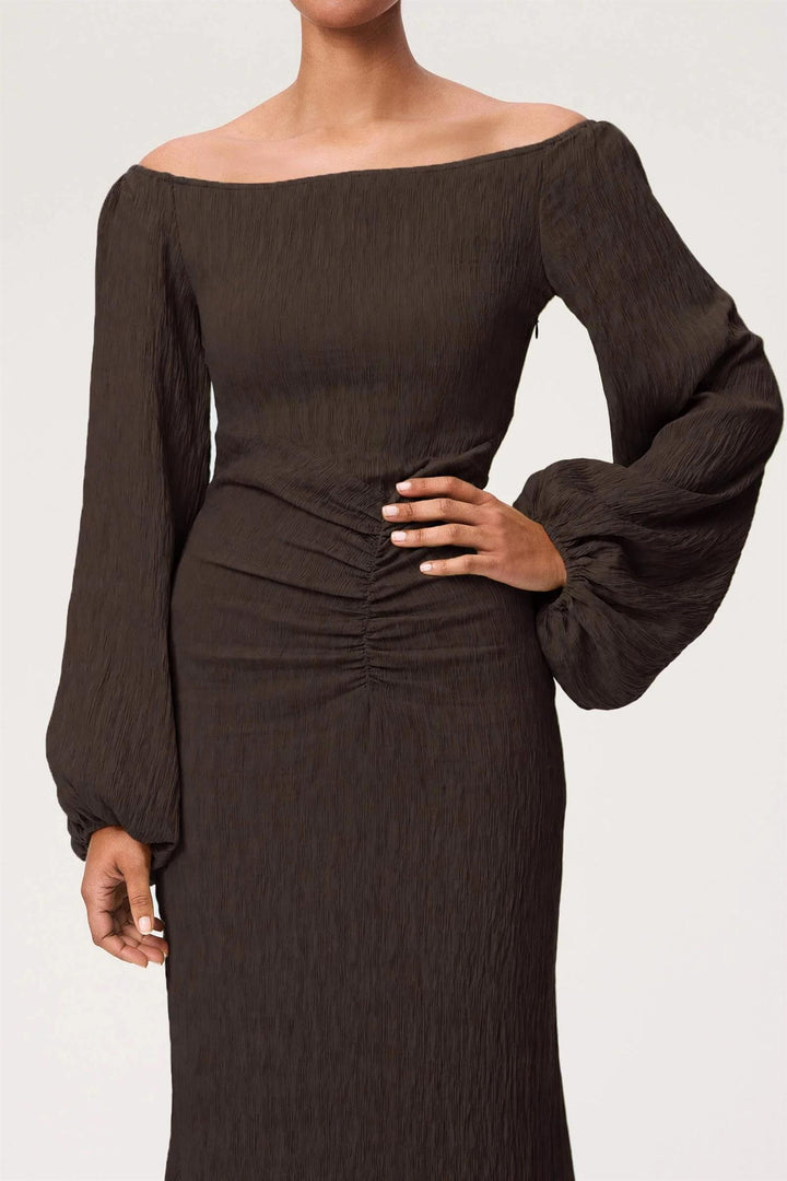 Reno Maxi Dress  Brown