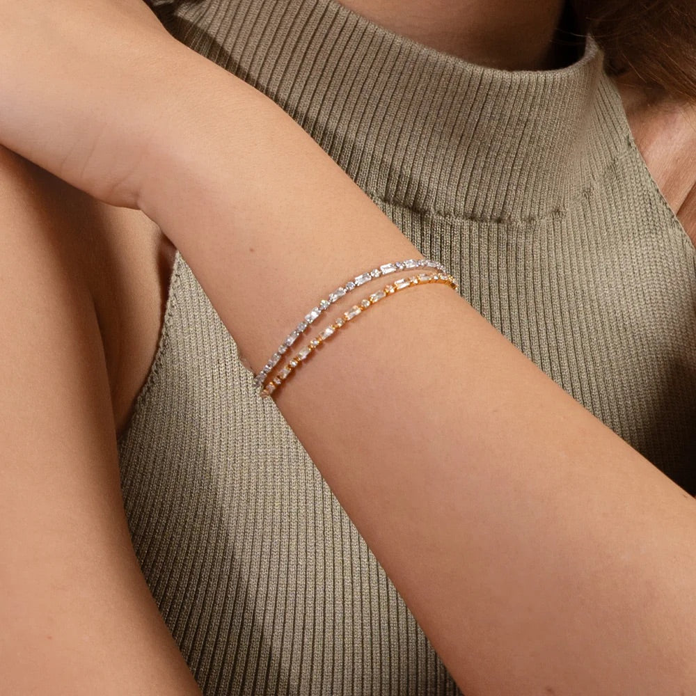 EVELYNE BRACELET GOLD  Crystal