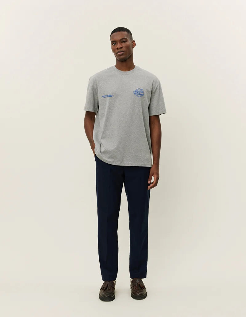 Alonso T-shirt  Light Grey Melange