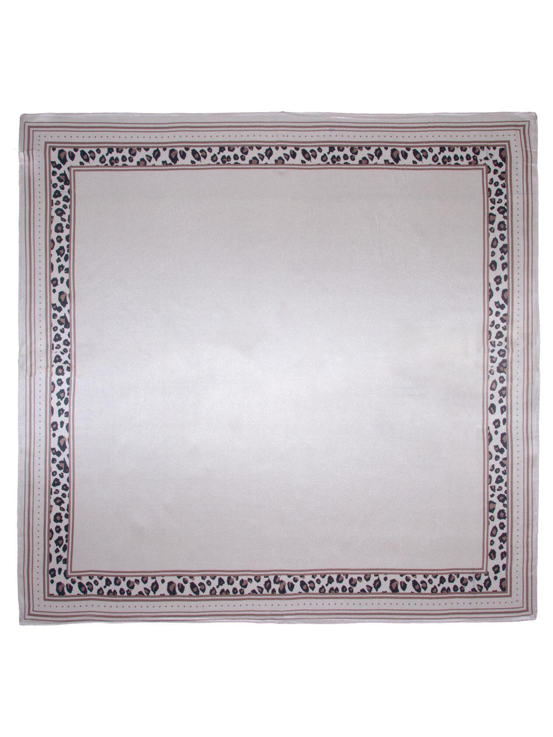 SKJERF DYREPRINT SILKE  Beige