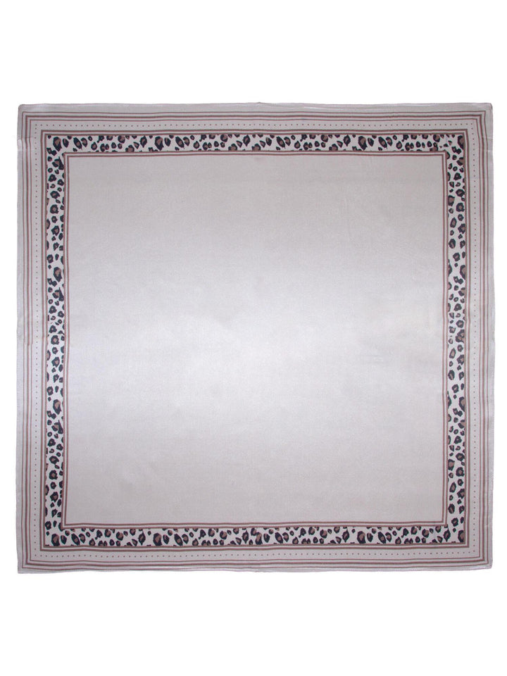 SKJERF DYREPRINT SILKE  Beige