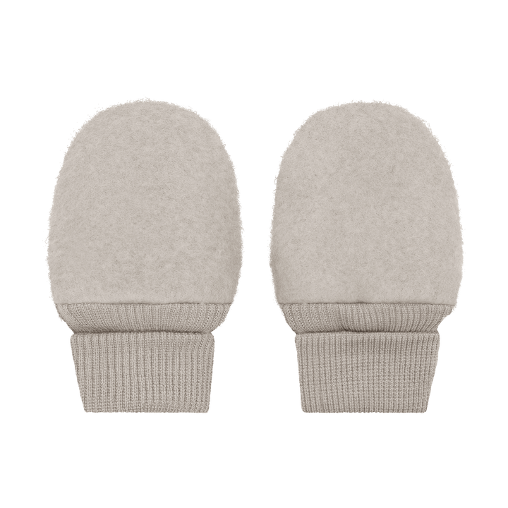 Mittens Wool Fleece  Camel Melange
