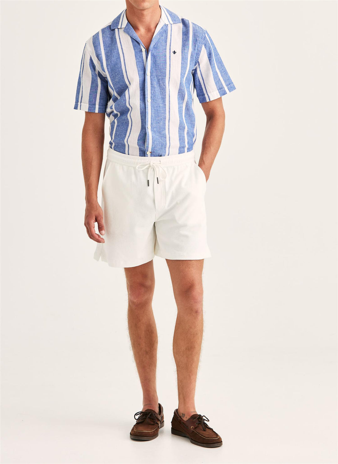 Delon Terry Shorts  Off White