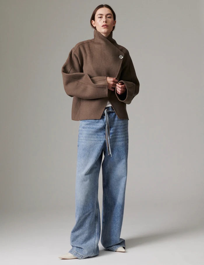 Ramsey - Double Faced Wool  Walnut