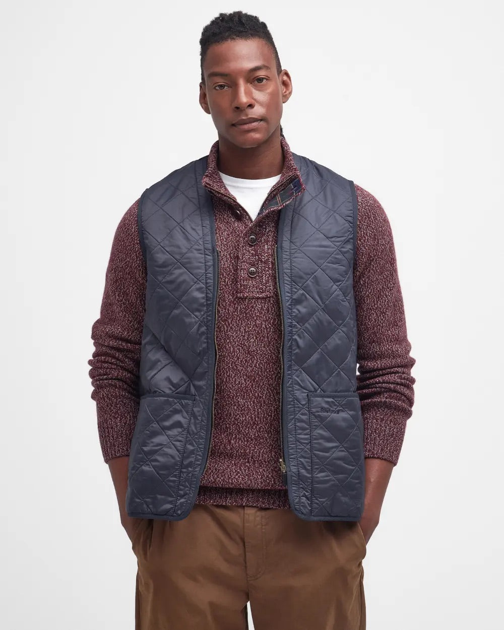 Polarquilt Waistcoat/Zip-In Liner  Navy