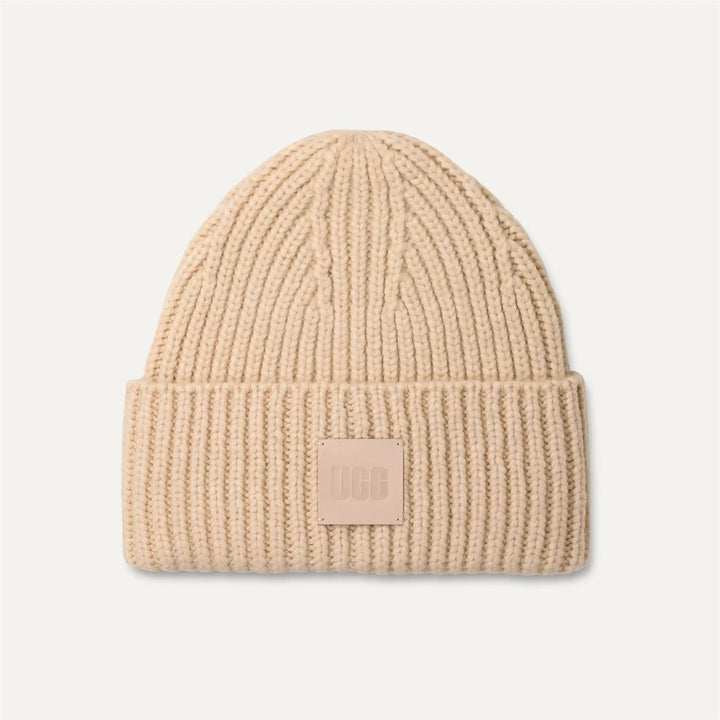 Chunky Rib beanie  Cream