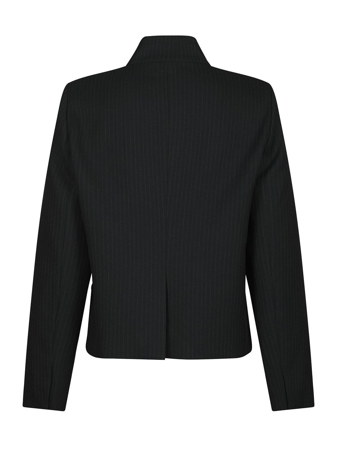 Tiria Slim Pinstripe Blazer  Dark Navy