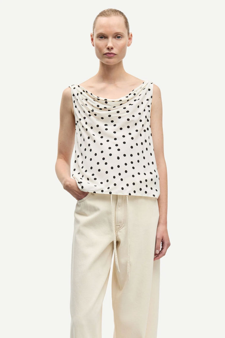 Sapoppy Top  Drifting Dots Egret
