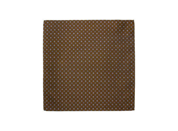 Santi silkeslips m/hanky  Cognac