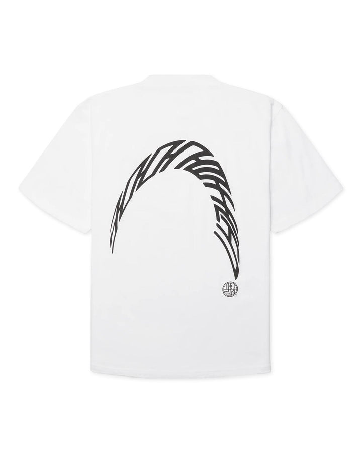 WBBaine Warp Tee  White-Black