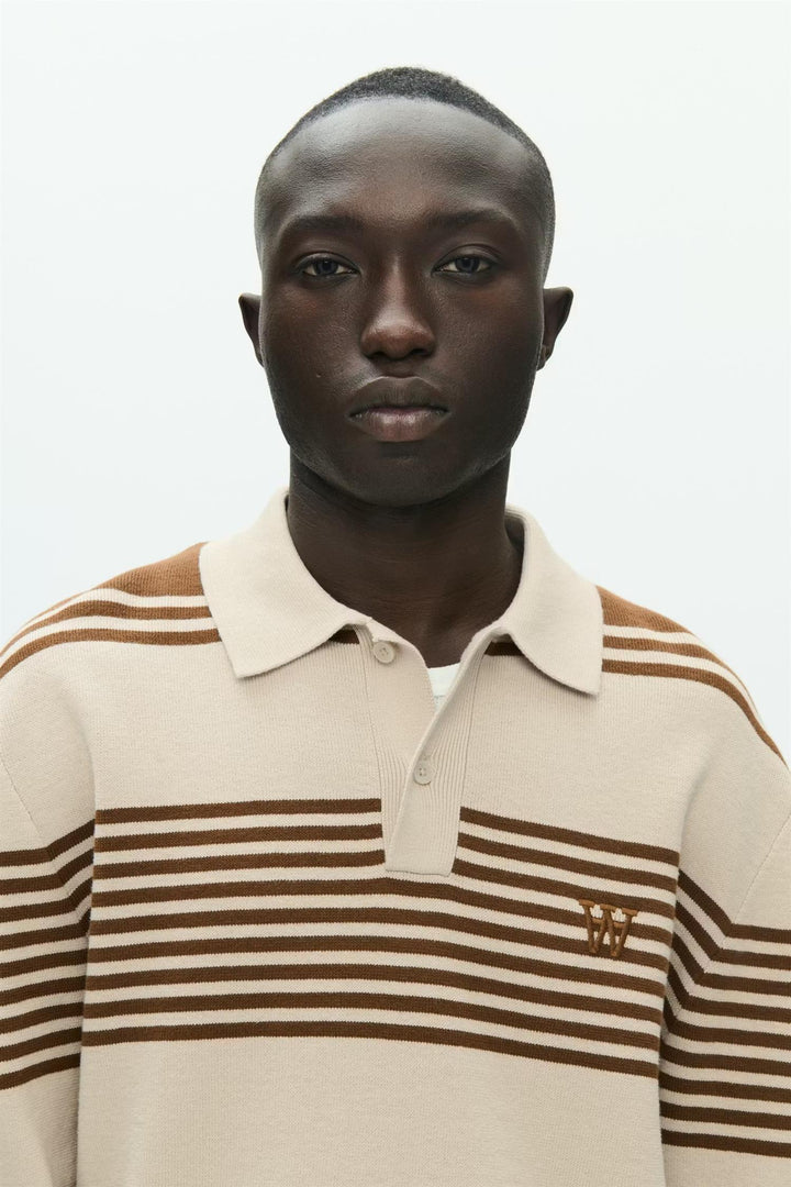 WWCurt polo 25212  Desert Palm Stripe