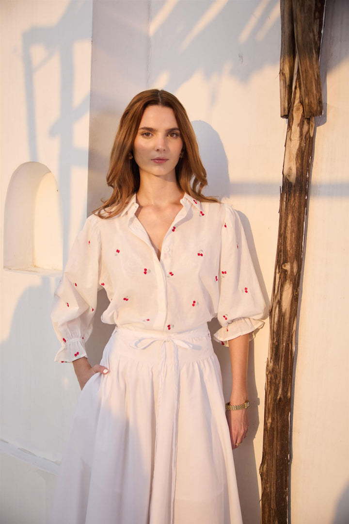Amy Blouse Cherry  Cherry