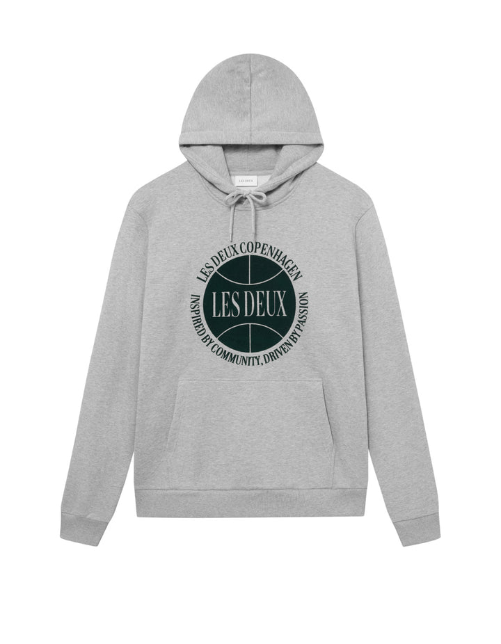 Ben Basketball Hoodie  Light Grey Melange