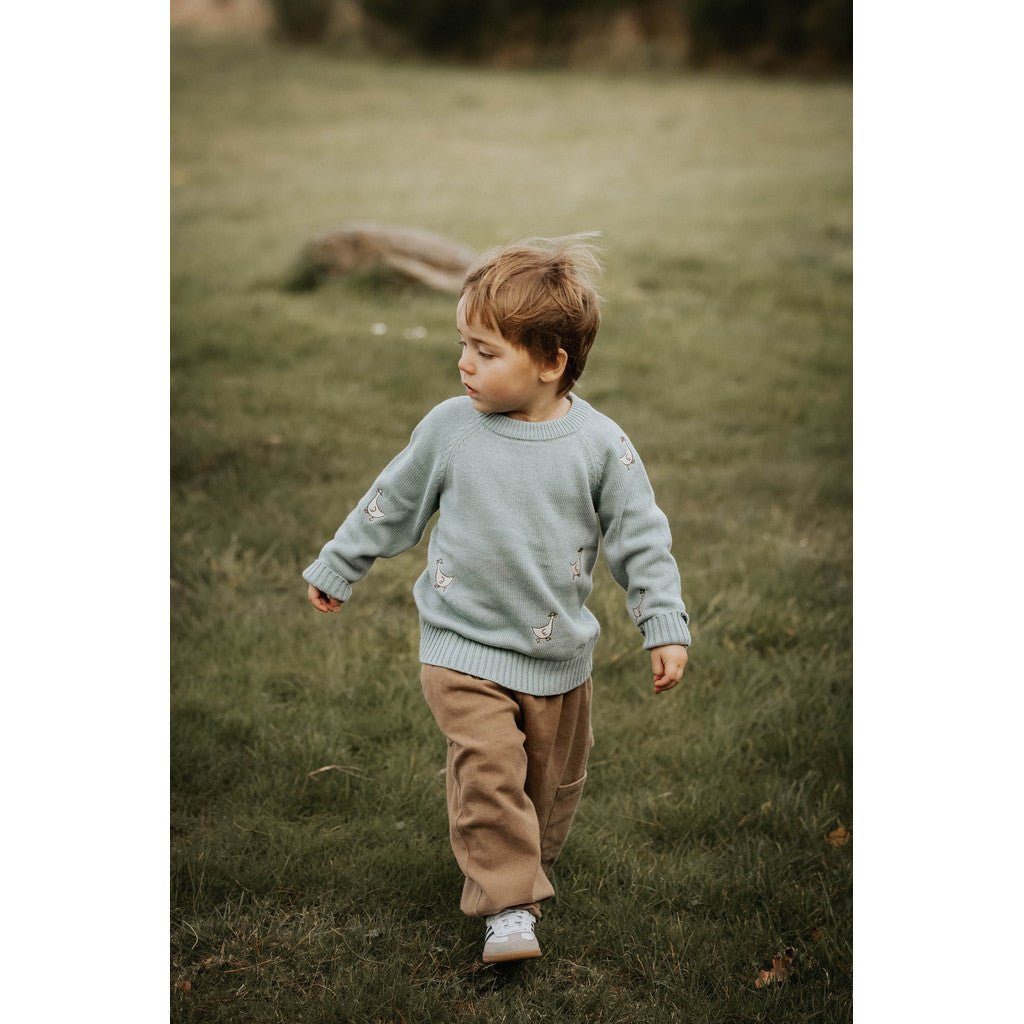 MAHDI KNIT PULLOVER  Slate
