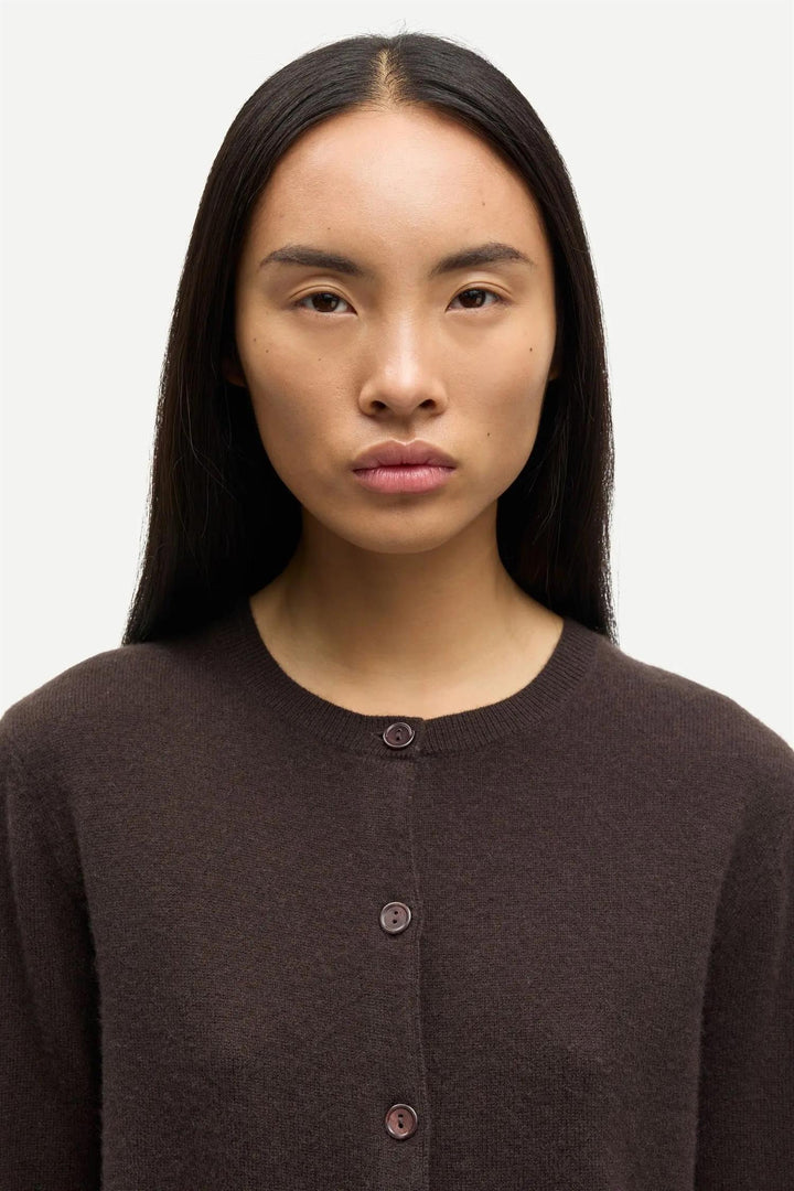 Saboston Cardigan 6304  Black Coffee