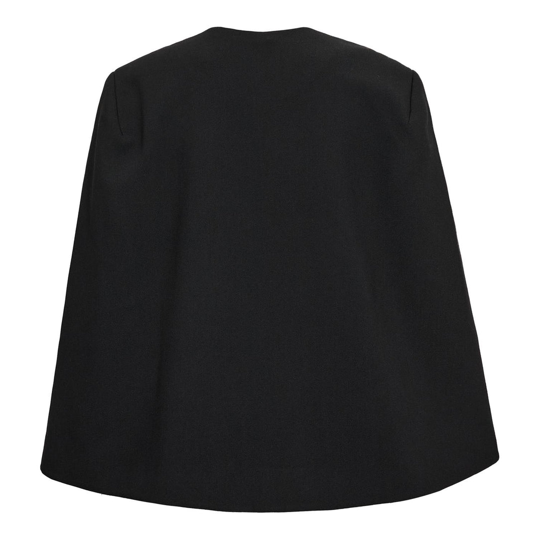 VolaCC Cape Button Blazer Black