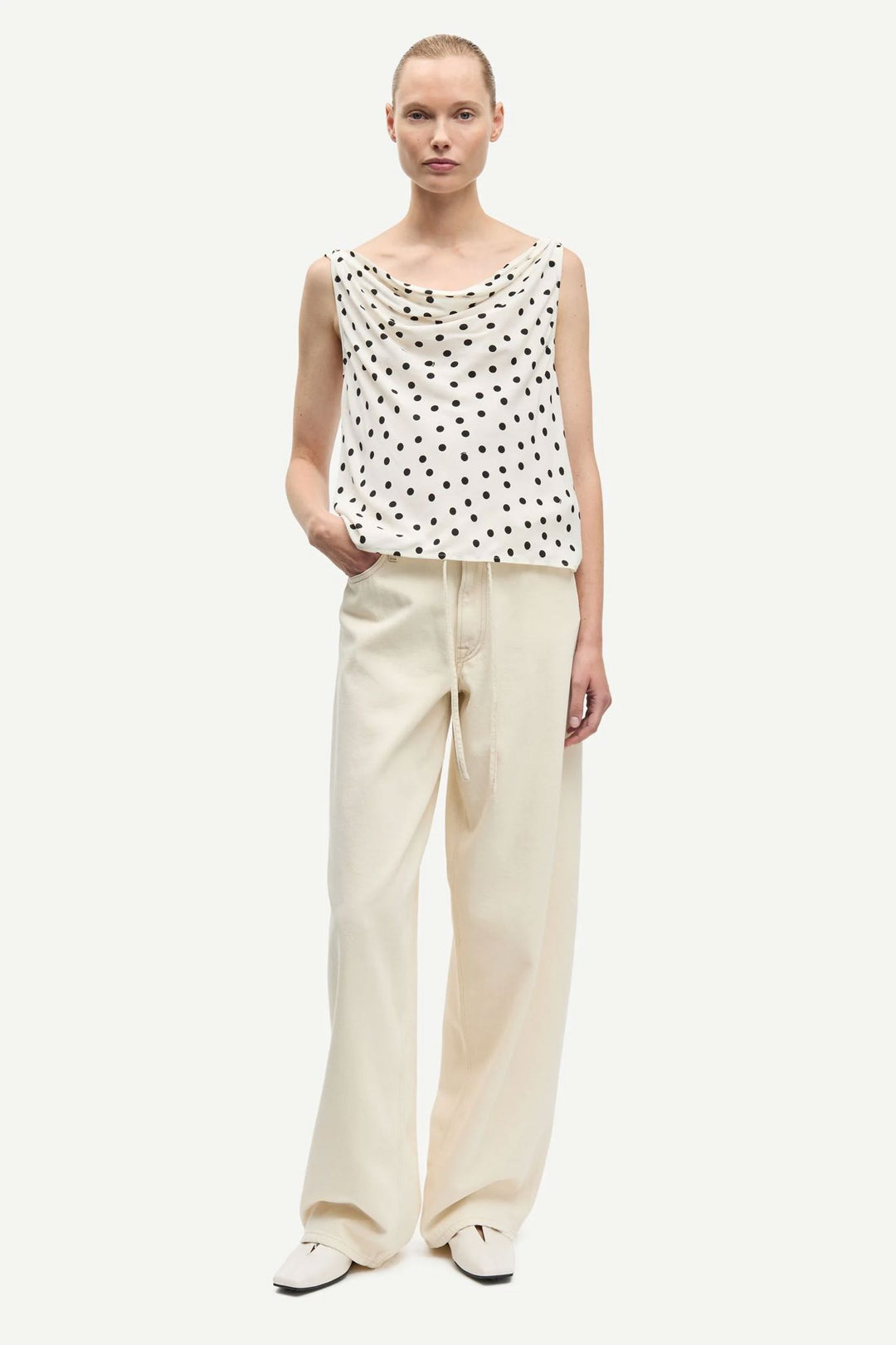 Sapoppy Top  Drifting Dots Egret