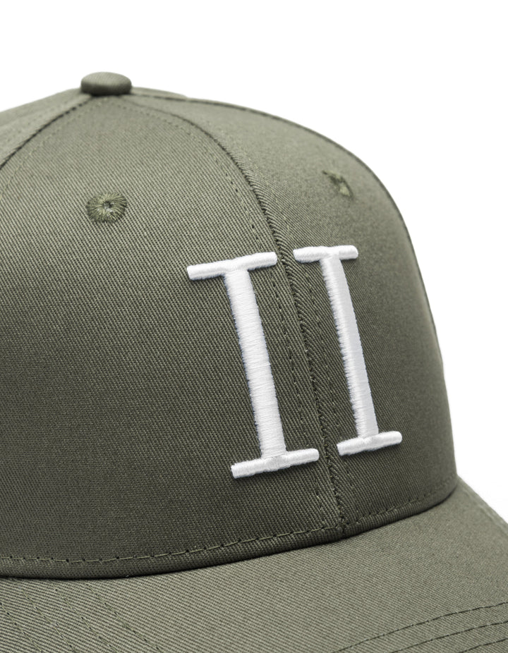 ENCORE ORGANIC BASEBALL CAP  Dark Green/White