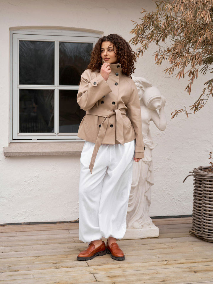 Munet Trench Jacket  Sand