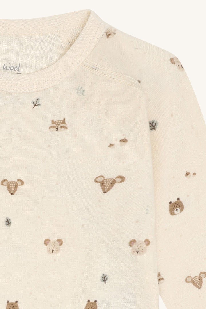 HCBaloo Wrap Forest  Off White