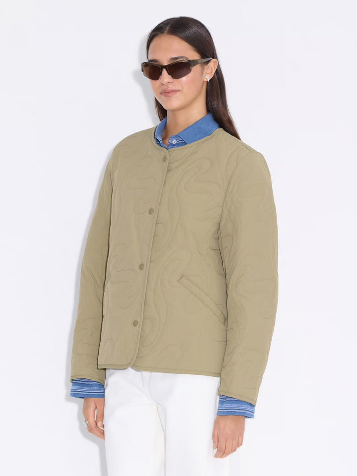 W. Light padded jacket  Lt Green