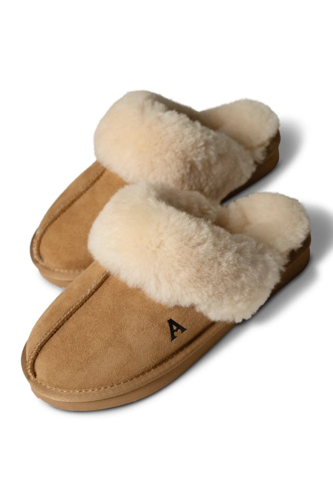 Shearling Slippers  Chestnut