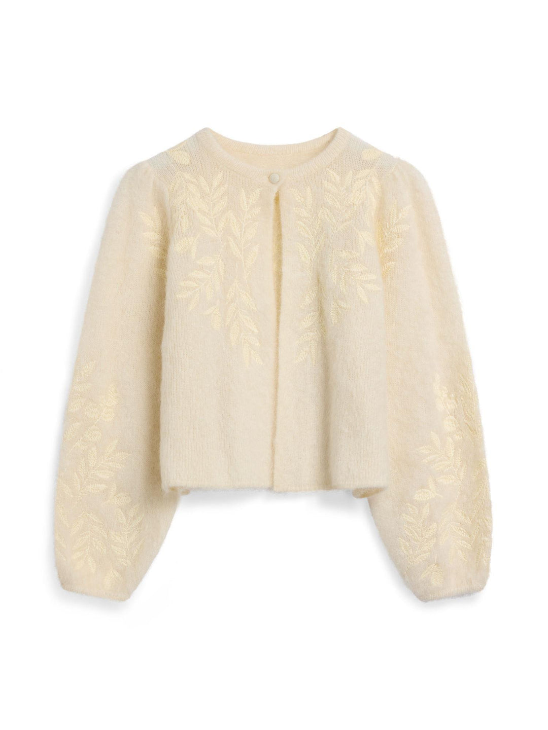 Amie Chunky Cardigan  Bright White