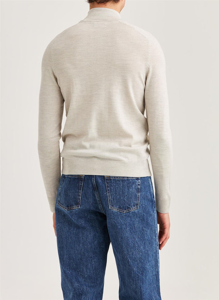 Merino John Zip  Off White