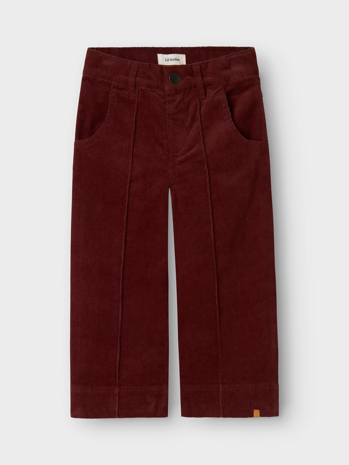 NMFOBERT CORD WIDE PANT 4122-HG LIL  Mellombrun