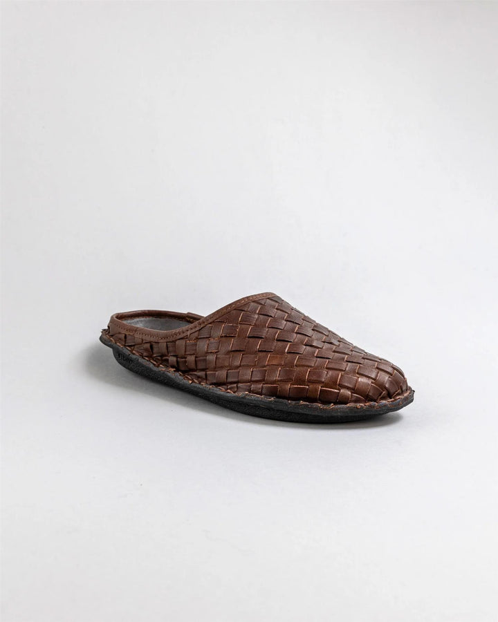 Viba Roma Woven Leather  Cocoa Brown