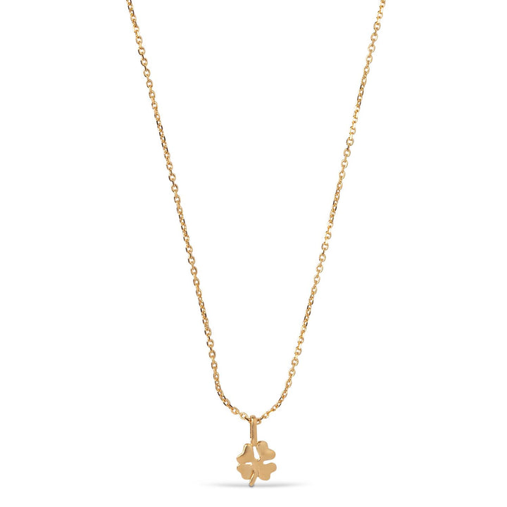 Necklace, Four-Leaf Clover  925S/Gp/M