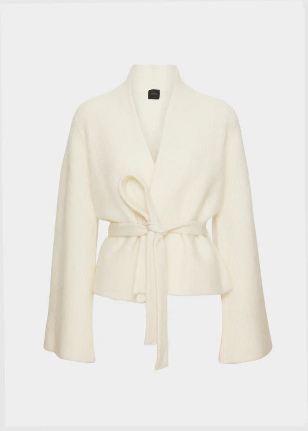 Lila Mohair Cardigan  Eggshell