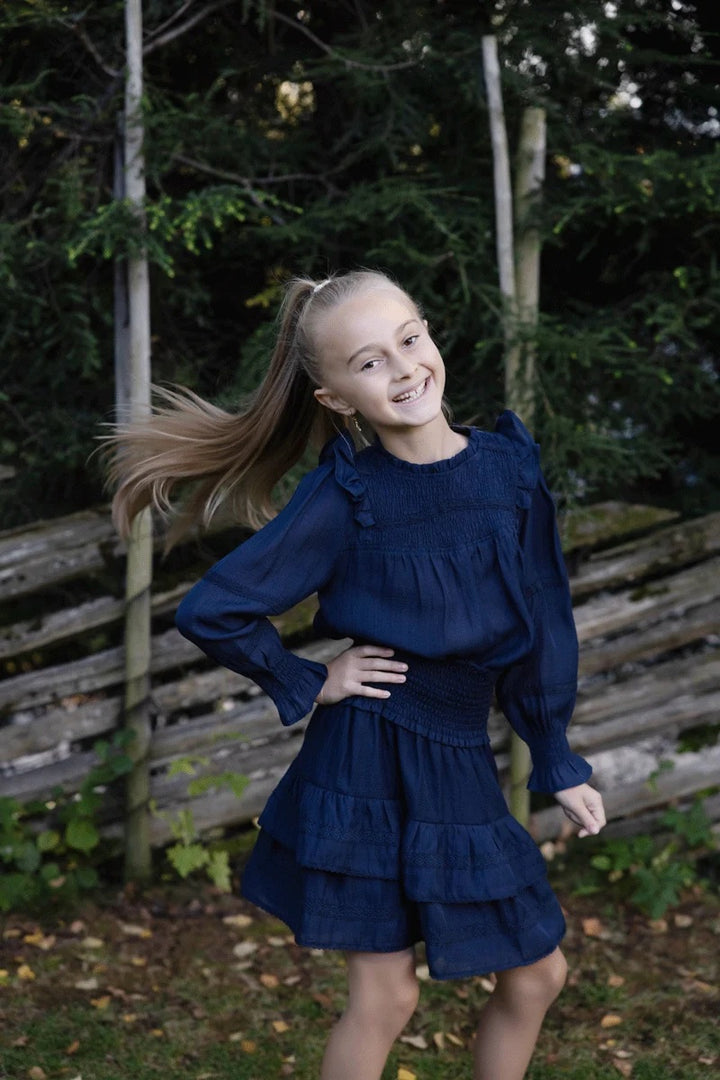 Saga bluse Dark Navy