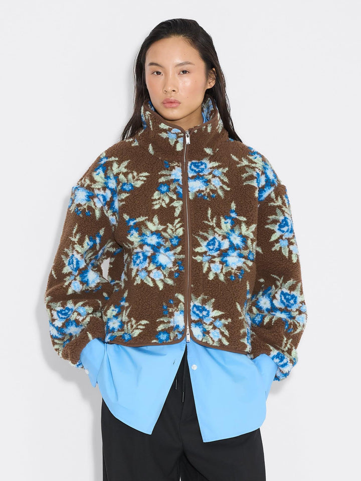 Rype Fleece Jacket  Brown Mix